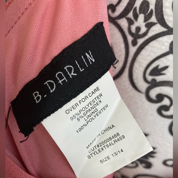 B Darlin | NWT Women’s Flounce-Hem A-Line Dress - Picture 9 of 10